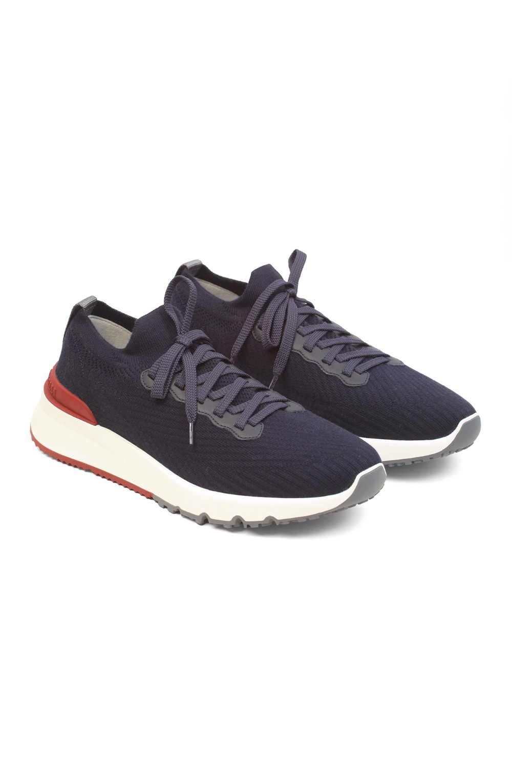shop BRUNELLO CUCINELLI Saldi Scarpa: Brunello Cucinelli runners in maglia di lana e vitello semilucido con fodera calda.
Chiusura con lacci piatti in tessuto.
Fodera in lana.
Suola in micro leggero.
Soletta estraibile.
Composizione: 100% Lana.
Fabbricato in Italia.. MZUPMBO252-CP307 number 1160372